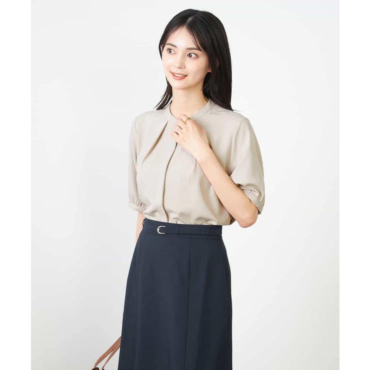 配色パイピングブラウス | a.v.v【WOMEN】 | 詳細画像2 