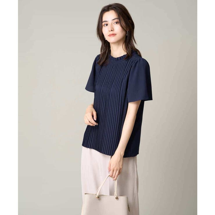 【洗える】フリルネックプリーツブラウス | a.v.v【WOMEN】 | 詳細画像10 