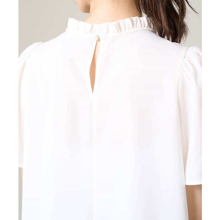 【洗える】フリルネックプリーツブラウス | a.v.v【WOMEN】 | 詳細画像31 