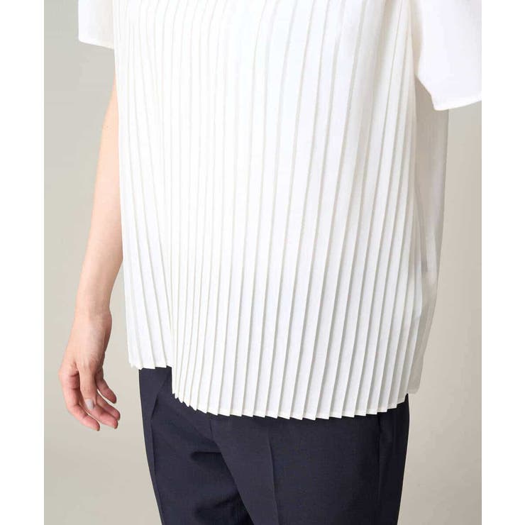 【洗える】フリルネックプリーツブラウス | a.v.v【WOMEN】 | 詳細画像33 