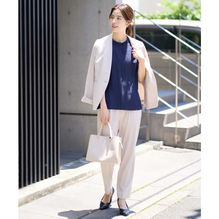 【洗える】フリルネックプリーツブラウス | a.v.v【WOMEN】 | 詳細画像8 