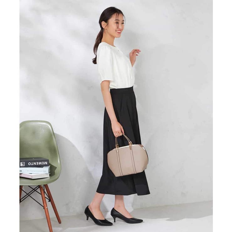 【ストレッチ/洗える】チャーム付きボウタイブラウス | a.v.v【WOMEN】 | 詳細画像16 