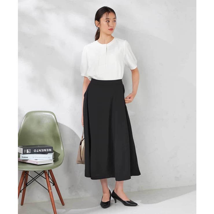 【ストレッチ/洗える】チャーム付きボウタイブラウス | a.v.v【WOMEN】 | 詳細画像17 