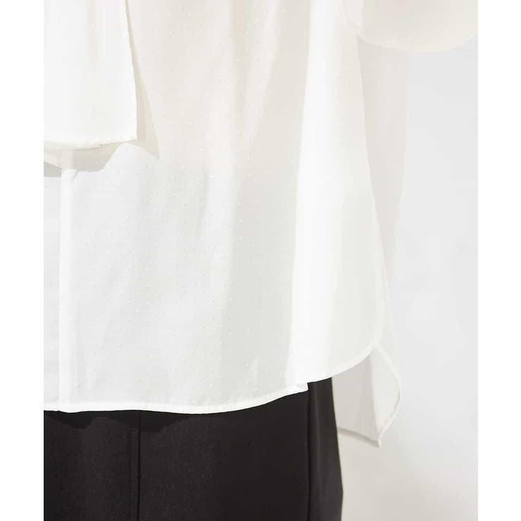 【洗える】ドビードットラッフルブラウス | a.v.v【WOMEN】 | 詳細画像21 