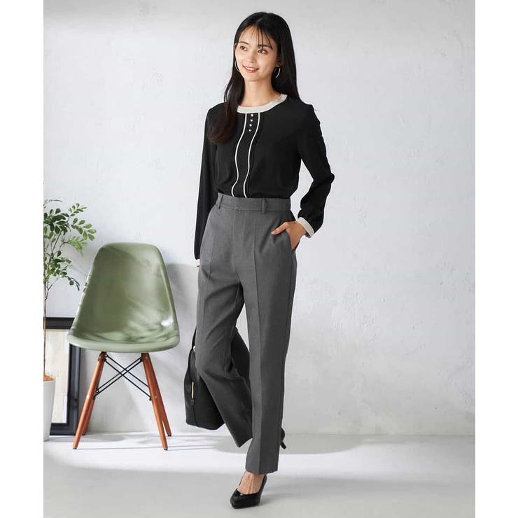 【洗える】バイカラーピンタックブラウス | a.v.v【WOMEN】 | 詳細画像11 