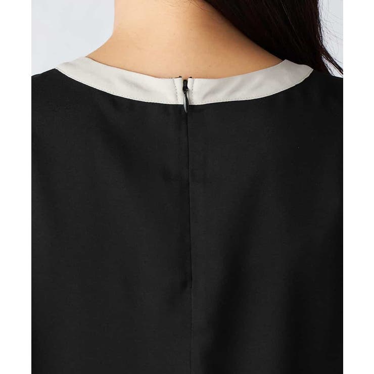 【洗える】バイカラーピンタックブラウス | a.v.v【WOMEN】 | 詳細画像22 