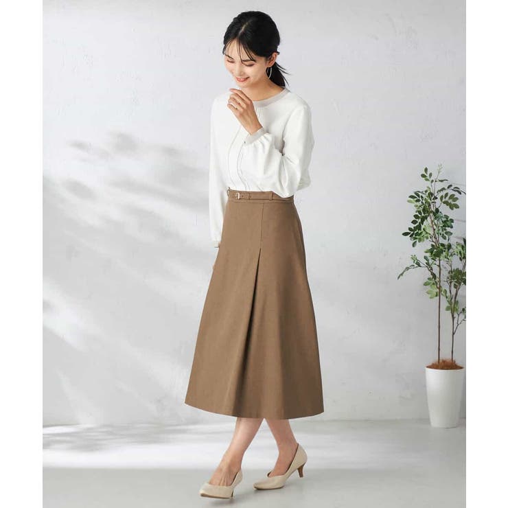 【洗える】バイカラーピンタックブラウス | a.v.v【WOMEN】 | 詳細画像7 