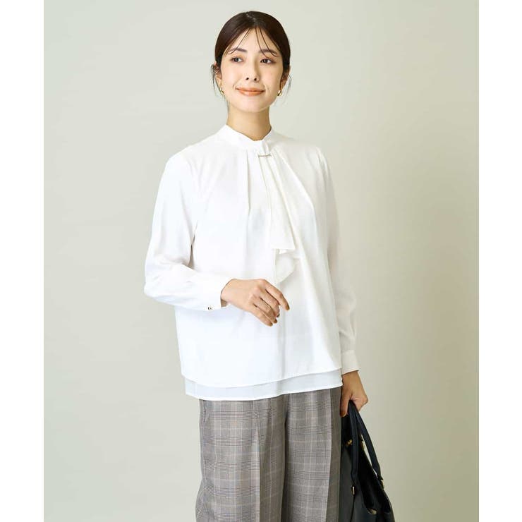 メタルパーツレイヤードブラウス | a.v.v【WOMEN】 | 詳細画像16 