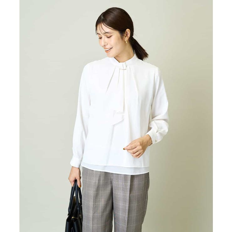 メタルパーツレイヤードブラウス | a.v.v【WOMEN】 | 詳細画像18 