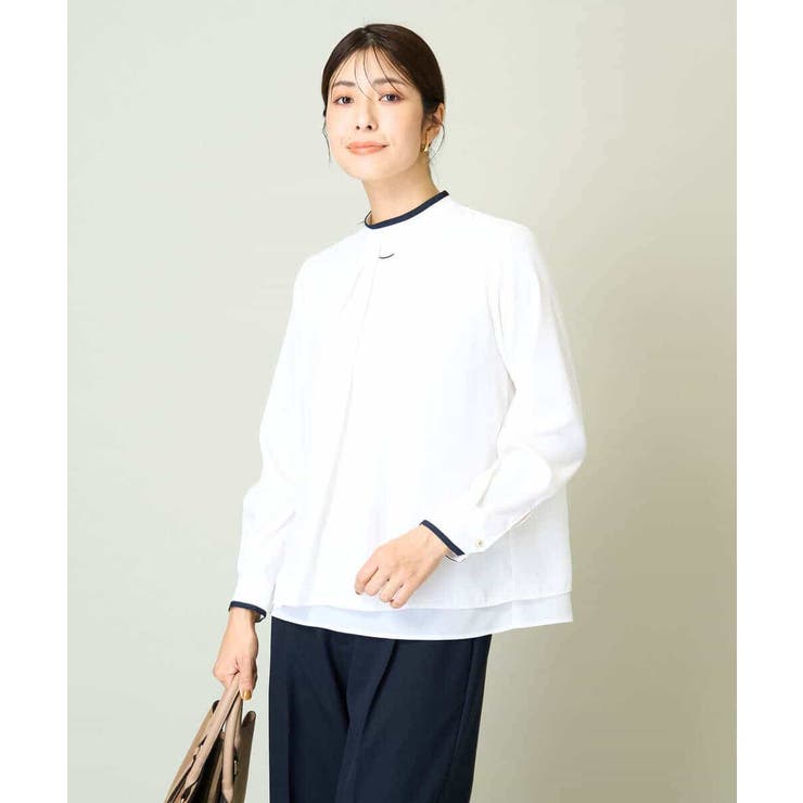 メタルパーツレイヤードブラウス | a.v.v【WOMEN】 | 詳細画像2 