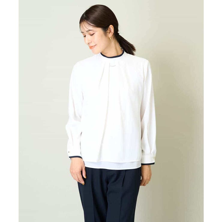 メタルパーツレイヤードブラウス | a.v.v【WOMEN】 | 詳細画像28 