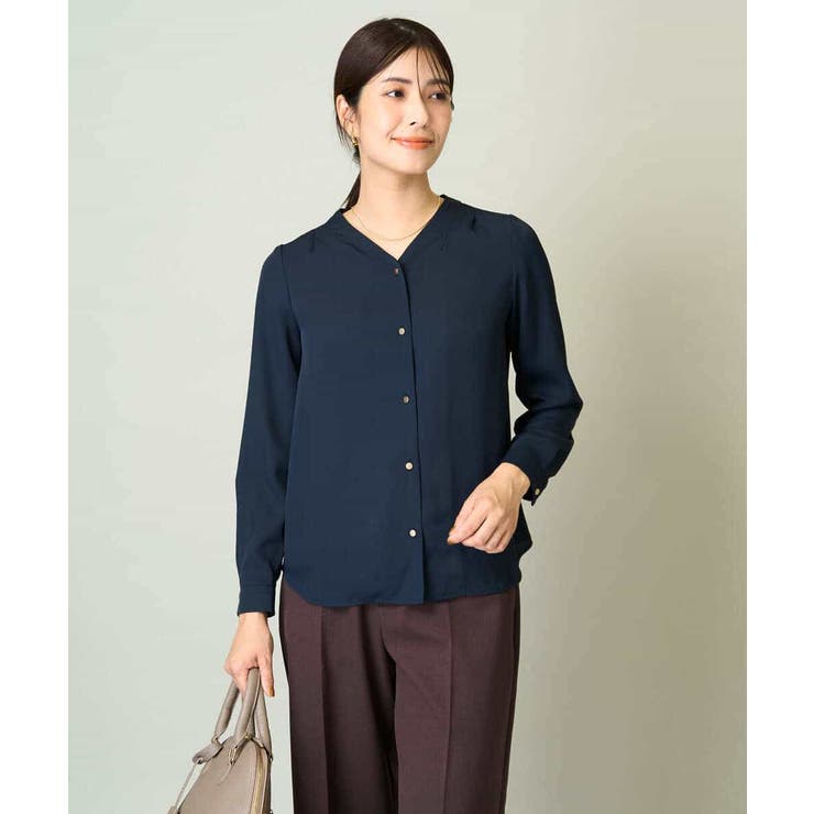 Vネックタックブラウス | a.v.v【WOMEN】 | 詳細画像14 