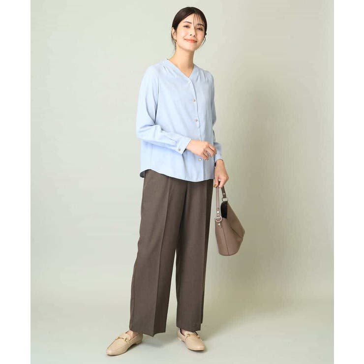 Vネックタックブラウス | a.v.v【WOMEN】 | 詳細画像7 