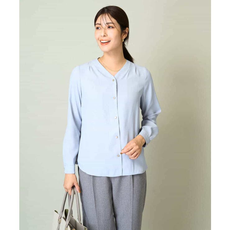 Vネックタックブラウス | a.v.v【WOMEN】 | 詳細画像9 