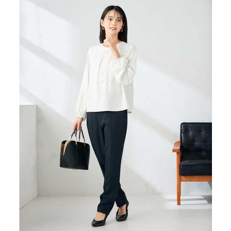 【洗える】バーチャームボウタイブラウス | a.v.v【WOMEN】 | 詳細画像11 