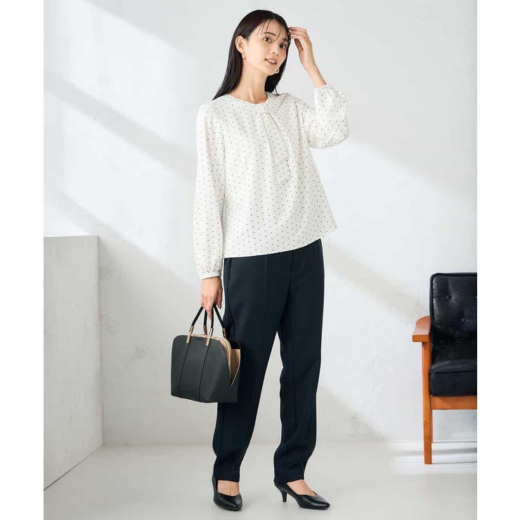 【洗える】バーチャームボウタイブラウス | a.v.v【WOMEN】 | 詳細画像13 