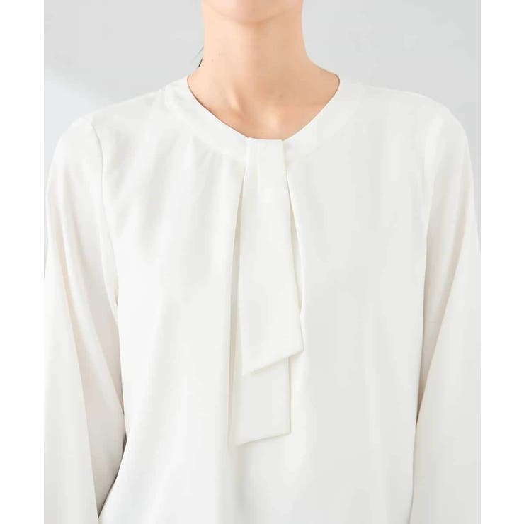 【洗える】バーチャームボウタイブラウス | a.v.v【WOMEN】 | 詳細画像27 