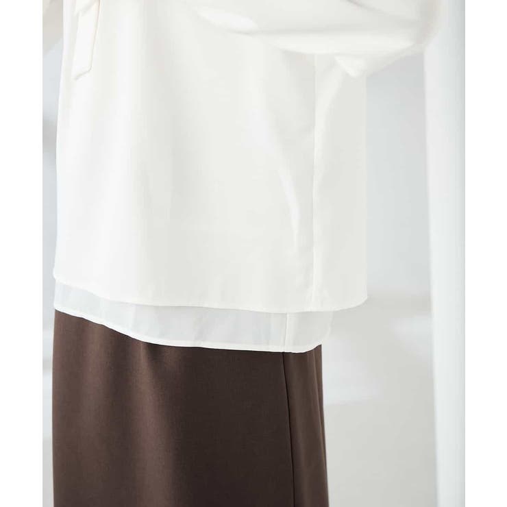 【洗える】バーチャームボウタイブラウス | a.v.v【WOMEN】 | 詳細画像32 