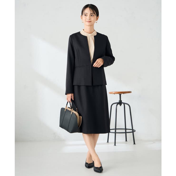 【洗える】プチハイネックギャザードビードットブラウス | a.v.v【WOMEN】 | 詳細画像11 