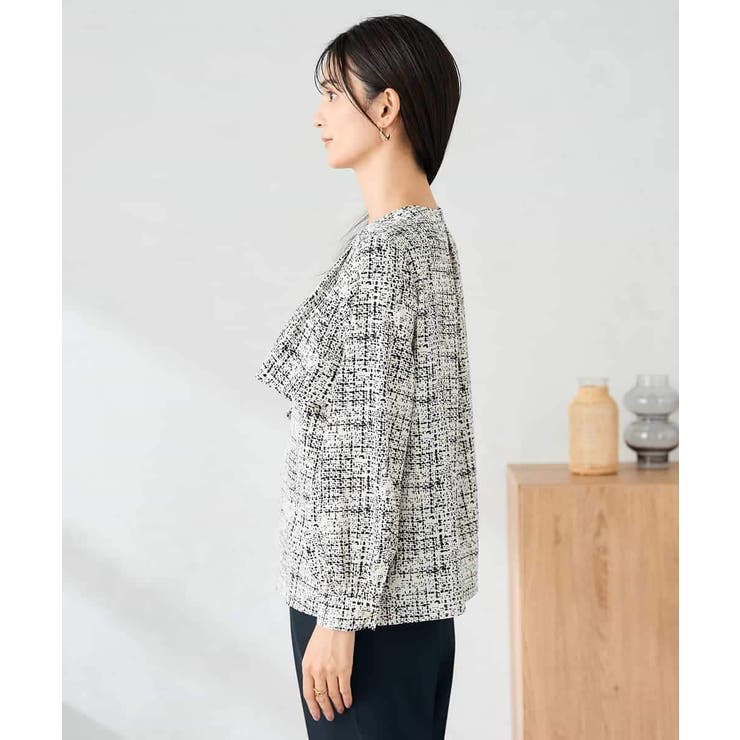 【洗える】プリントケープ風ブラウス | a.v.v【WOMEN】 | 詳細画像10 