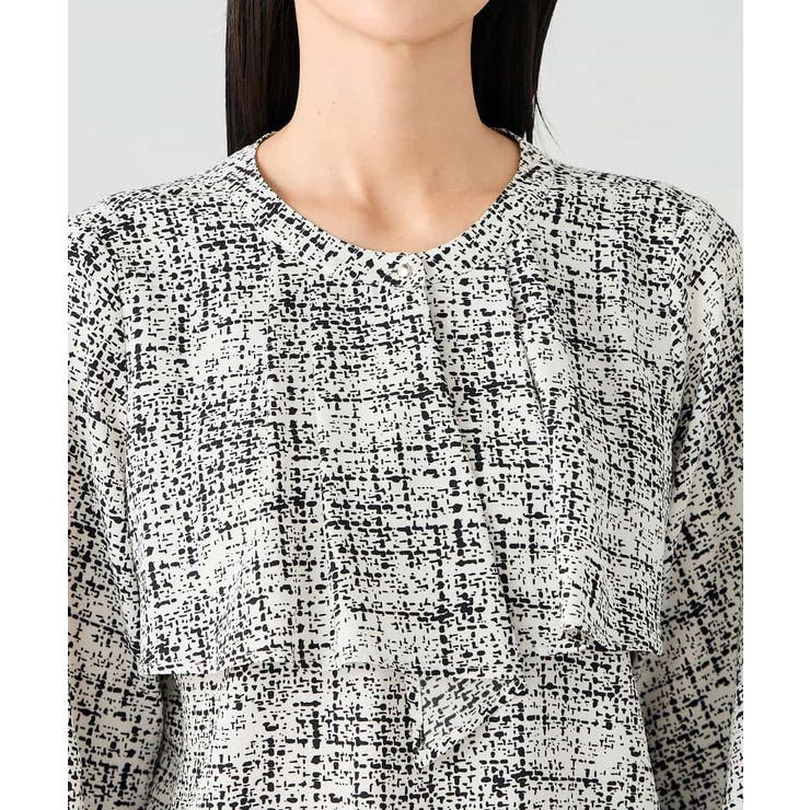 【洗える】プリントケープ風ブラウス | a.v.v【WOMEN】 | 詳細画像12 