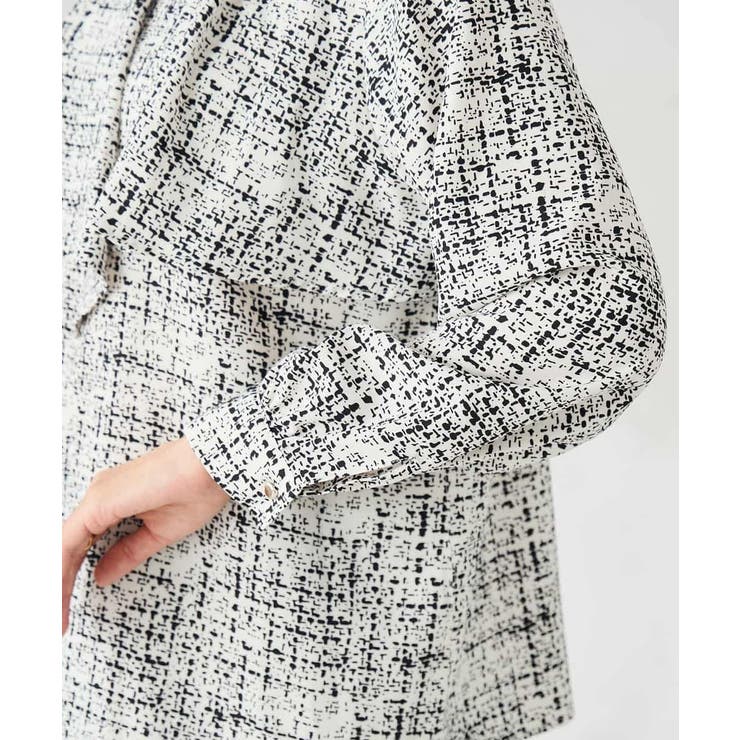 【洗える】プリントケープ風ブラウス | a.v.v【WOMEN】 | 詳細画像13 