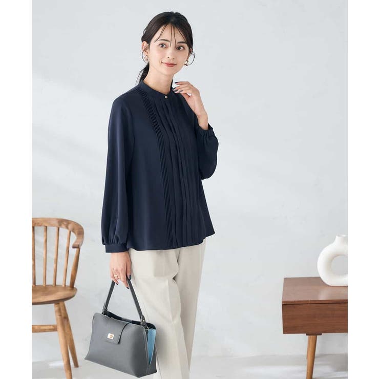 【洗える/WEB限定】ピンタックブラウス | a.v.v【WOMEN】 | 詳細画像10 