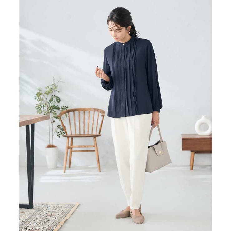 【洗える/WEB限定】ピンタックブラウス | a.v.v【WOMEN】 | 詳細画像13 