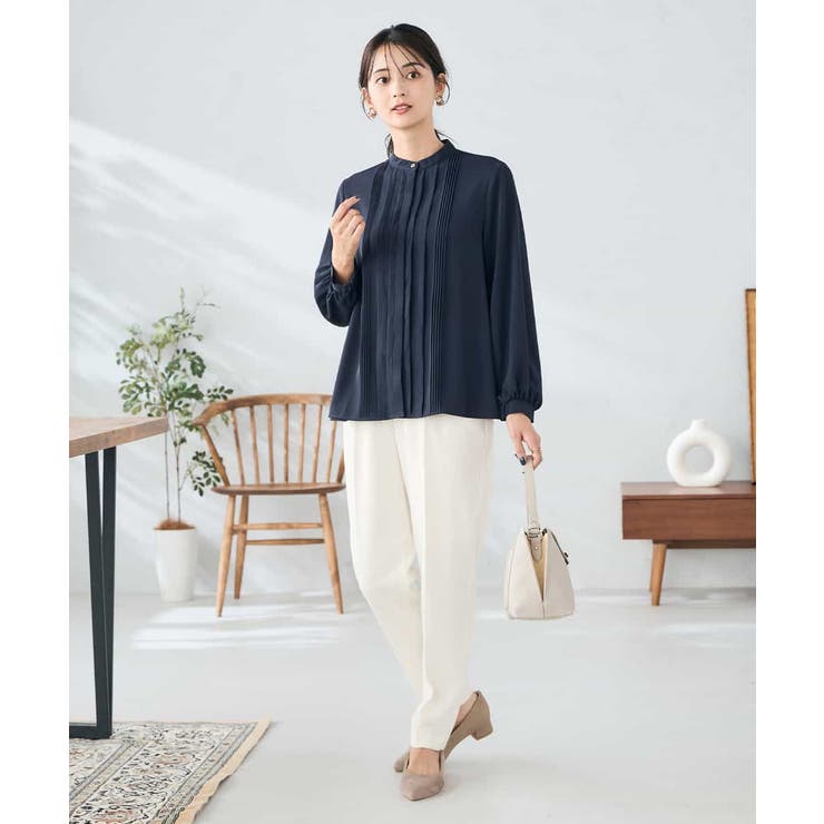 【洗える/WEB限定】ピンタックブラウス | a.v.v【WOMEN】 | 詳細画像14 