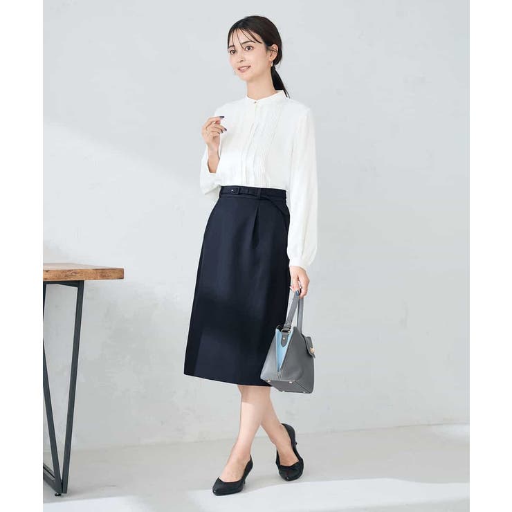 【洗える/WEB限定】ピンタックブラウス | a.v.v【WOMEN】 | 詳細画像18 