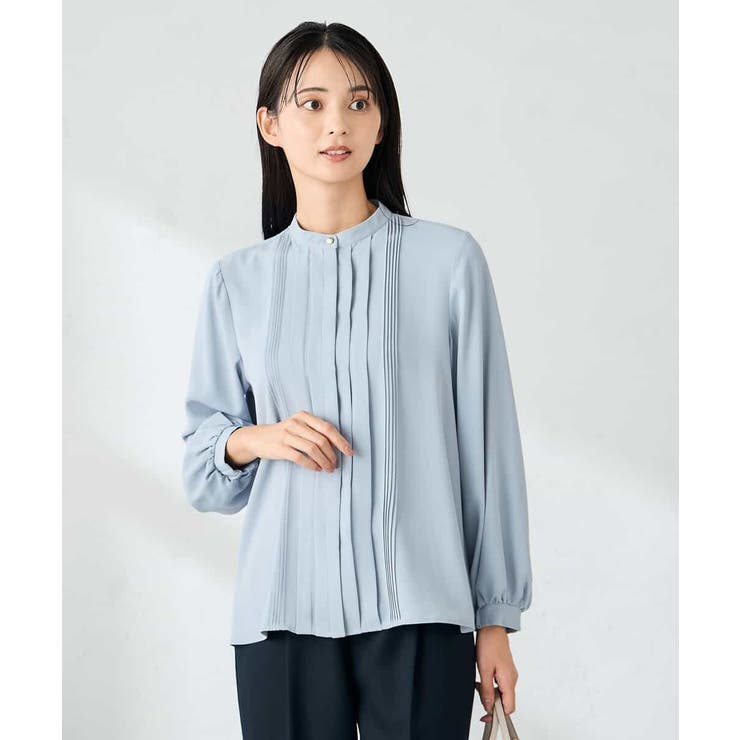 【洗える/WEB限定】ピンタックブラウス | a.v.v【WOMEN】 | 詳細画像2 