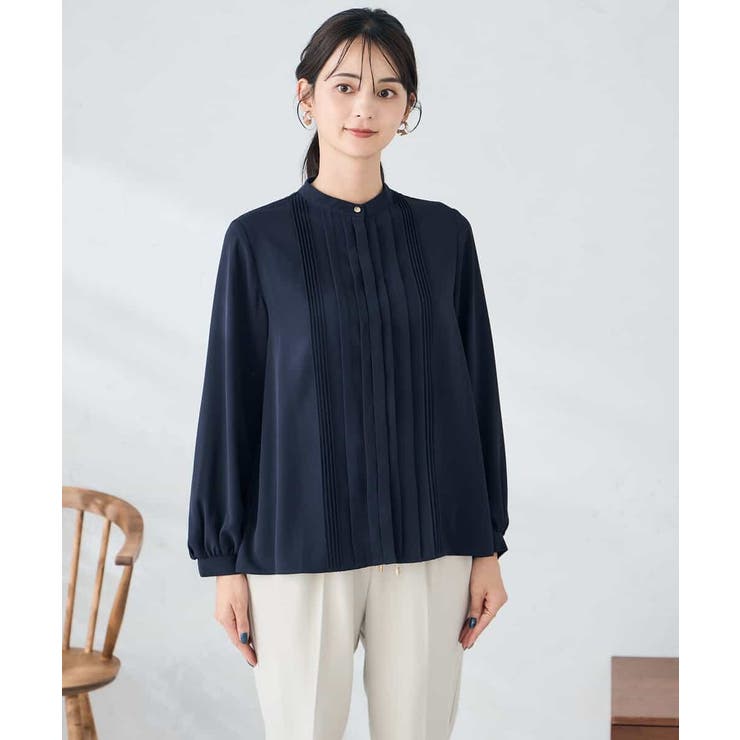 【洗える/WEB限定】ピンタックブラウス | a.v.v【WOMEN】 | 詳細画像21 