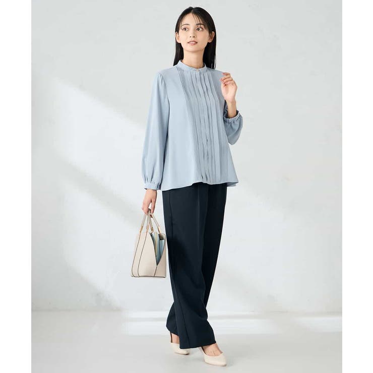 【洗える/WEB限定】ピンタックブラウス | a.v.v【WOMEN】 | 詳細画像5 