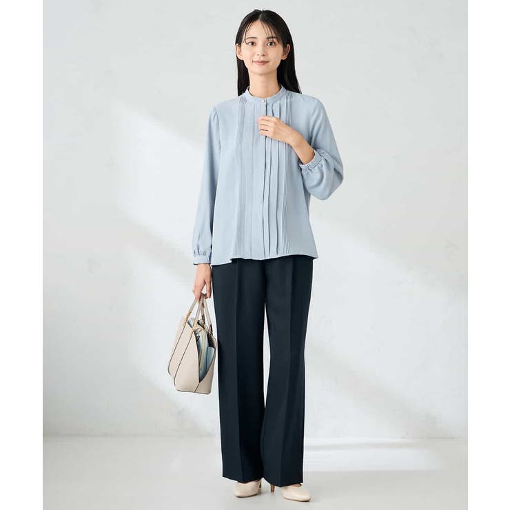 【洗える/WEB限定】ピンタックブラウス | a.v.v【WOMEN】 | 詳細画像6 