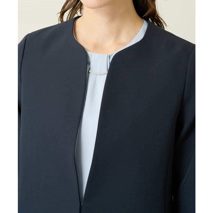 【洗える/イージーケア/ストレッチ】ダブルクロスキーネックジャケット | a.v.v【WOMEN】 | 詳細画像57 