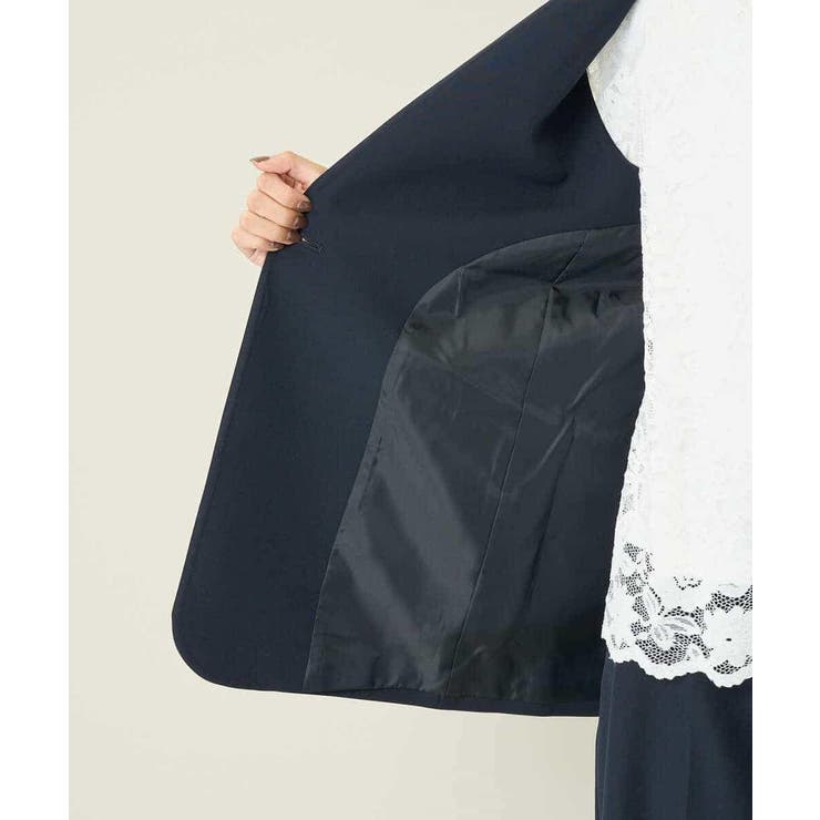 【洗える/イージーケア/ストレッチ】ダブルクロスVネックジレ | a.v.v【WOMEN】 | 詳細画像17 