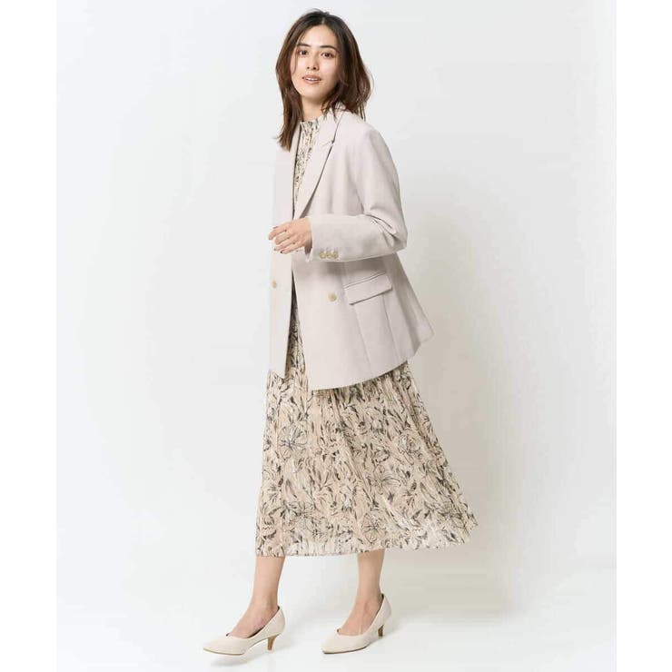 【洗える/イージーケア/ストレッチ】ダブルクロスダブルブレストジャケット | a.v.v【WOMEN】 | 詳細画像37 