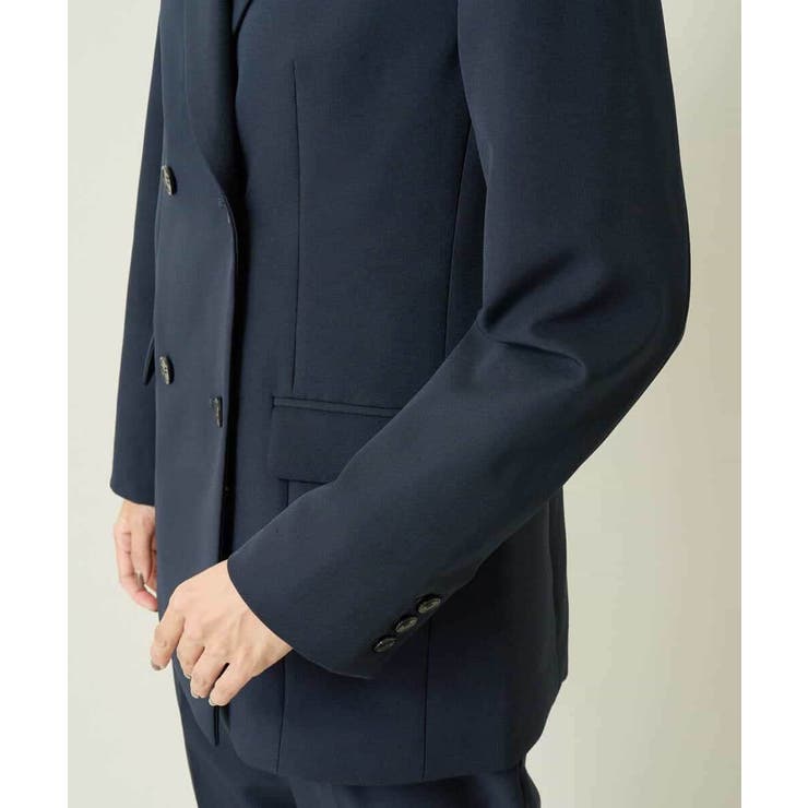 【洗える/イージーケア/ストレッチ】ダブルクロスダブルブレストジャケット | a.v.v【WOMEN】 | 詳細画像55 