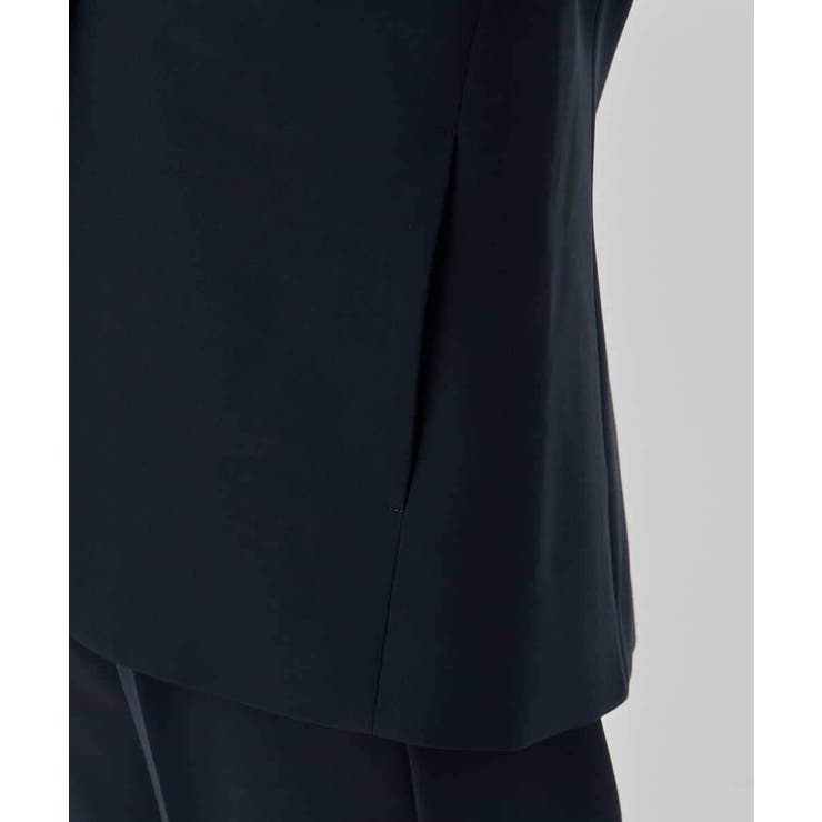 【洗える ストレッチ セットアップ対応】ダブルクロスVネックノーカラージャケット | a.v.v【WOMEN】 | 詳細画像24 