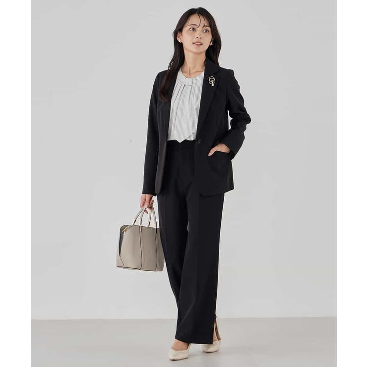 【洗える/ストレッチ/セットアップ対応】ダブルクロステーラードジャケット | a.v.v【WOMEN】 | 詳細画像10 