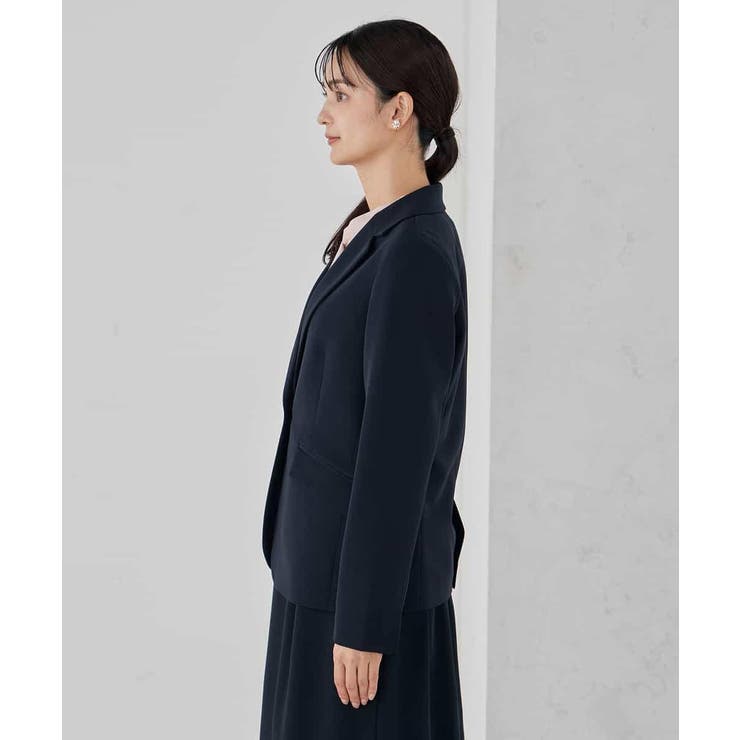 【洗える/ストレッチ/セットアップ対応】ダブルクロステーラードジャケット | a.v.v【WOMEN】 | 詳細画像15 