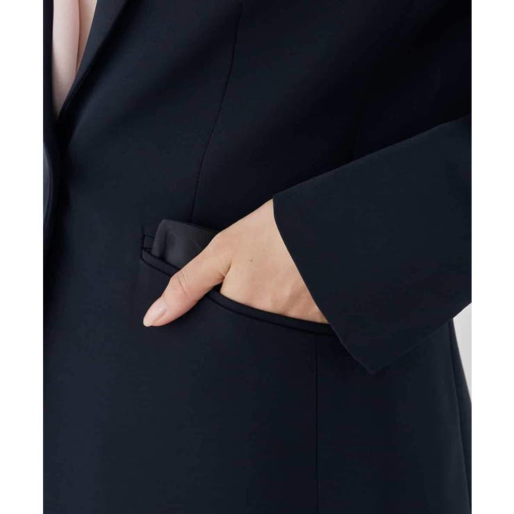 【洗える/ストレッチ/セットアップ対応】ダブルクロステーラードジャケット | a.v.v【WOMEN】 | 詳細画像19 