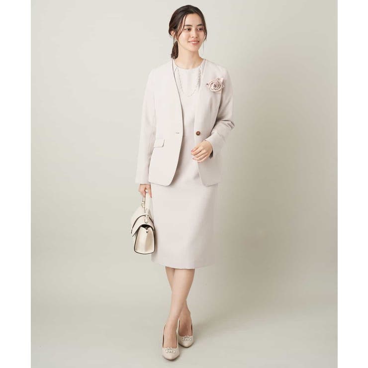 【洗える/イージーケア】ダブルクロスノーカラージャケット | a.v.v【WOMEN】 | 詳細画像43 