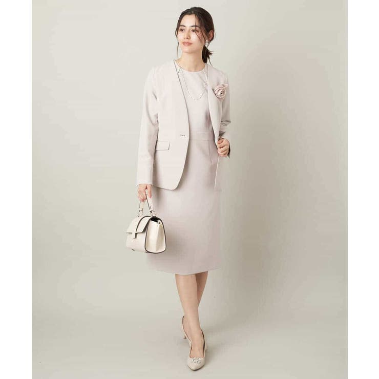 【洗える/イージーケア】ダブルクロスノーカラージャケット | a.v.v【WOMEN】 | 詳細画像45 