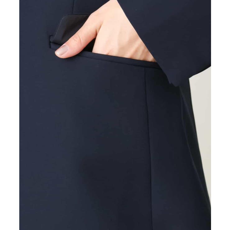 【洗える/イージーケア】ダブルクロスノーカラージャケット | a.v.v【WOMEN】 | 詳細画像56 