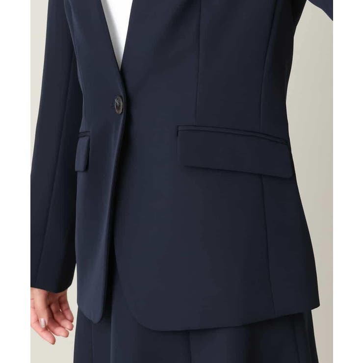 【洗える/イージーケア】ダブルクロスノーカラージャケット | a.v.v【WOMEN】 | 詳細画像57 