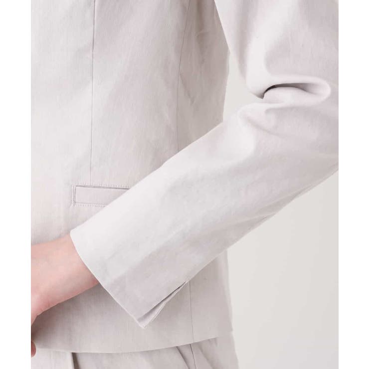 【セットアップ対応】イタリアファブリック麻混Vネックジャケット | a.v.v【WOMEN】 | 詳細画像14