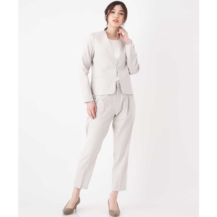 【セットアップ対応】イタリアファブリック麻混Vネックジャケット | a.v.v【WOMEN】 | 詳細画像22