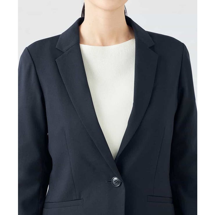 【洗える/ストレッチ/UVカット】麻調ストレッチテーラードジャケット | a.v.v【WOMEN】 | 詳細画像18 