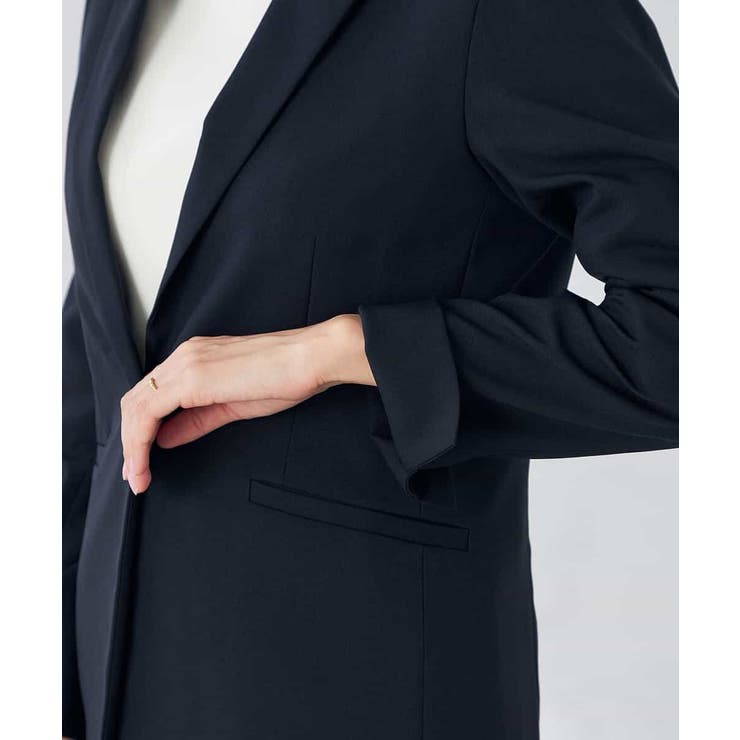 【洗える/ストレッチ/UVカット】麻調ストレッチテーラードジャケット | a.v.v【WOMEN】 | 詳細画像20 